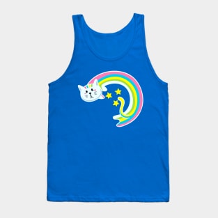 Kitty Cat Rainbow Tank Top